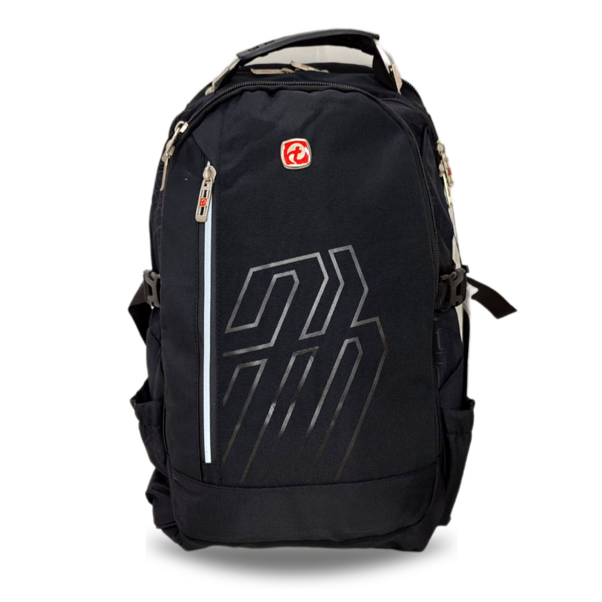 Mochila Bolsa Notebook Grande com Cabo Usb e Fone Capa De Chuva  - 7630