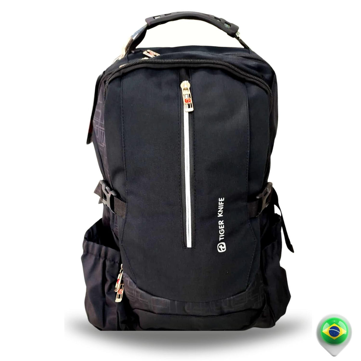 Mochila Bolsa Notebook Grande com Cabo Usb/Fone Capa De Chuva - 7632