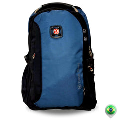 Mochila Bolsa Notebook Grande com Cabo Usb/Fone Capa De Chuva - 7681