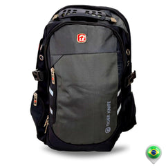 Mochila Bolsa Notebook Grande com Cabo Usb/Fone Capa De Chuva - 7682
