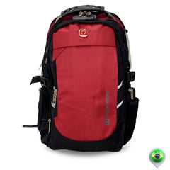 Mochila Bolsa Notebook Grande com Cabo Usb/Fone Capa De Chuva - 7682