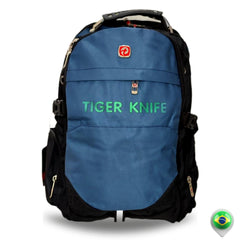 Mochila Bolsa Notebook Grande com Cabo Usb/Fone Capa De Chuva - 7689