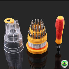 Mini Kit Ferramentas De Precisão Fenda Philips Com 31 Peças