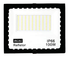 Refletor Led 100w Holofote Bivolt Prova Dágua Branco Frio