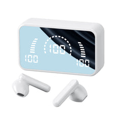 fone bluetooth V9 S20 com caixinha de carregamento tela luminosa